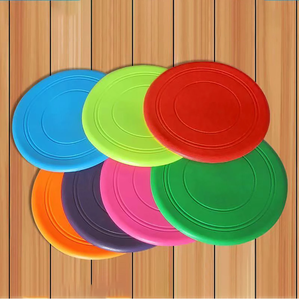 Dog Toy Flying Disc Silicone Material Sturdy Resistant Bite Mark Repairable Pet Outdoor Training Entertainment Throwing Type Toy