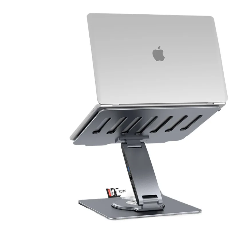 Notebook holder with docking station 10G transmission gigabit network port high definition screen projection y