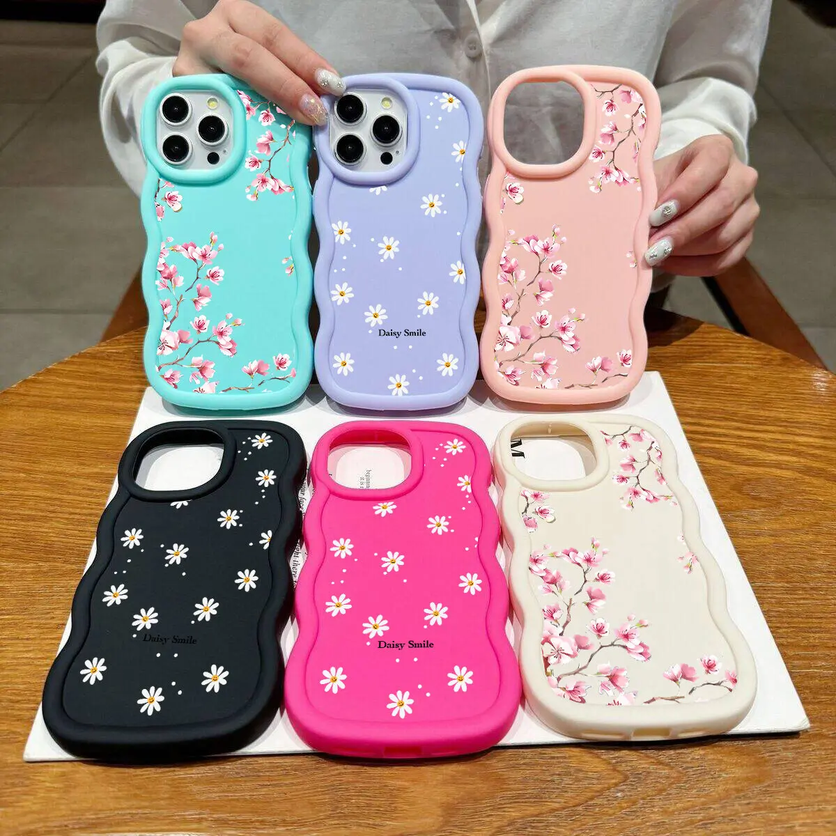 Funda Xiaomi Redmi Note 14 13 Pro - Diseño Floral Caramelo