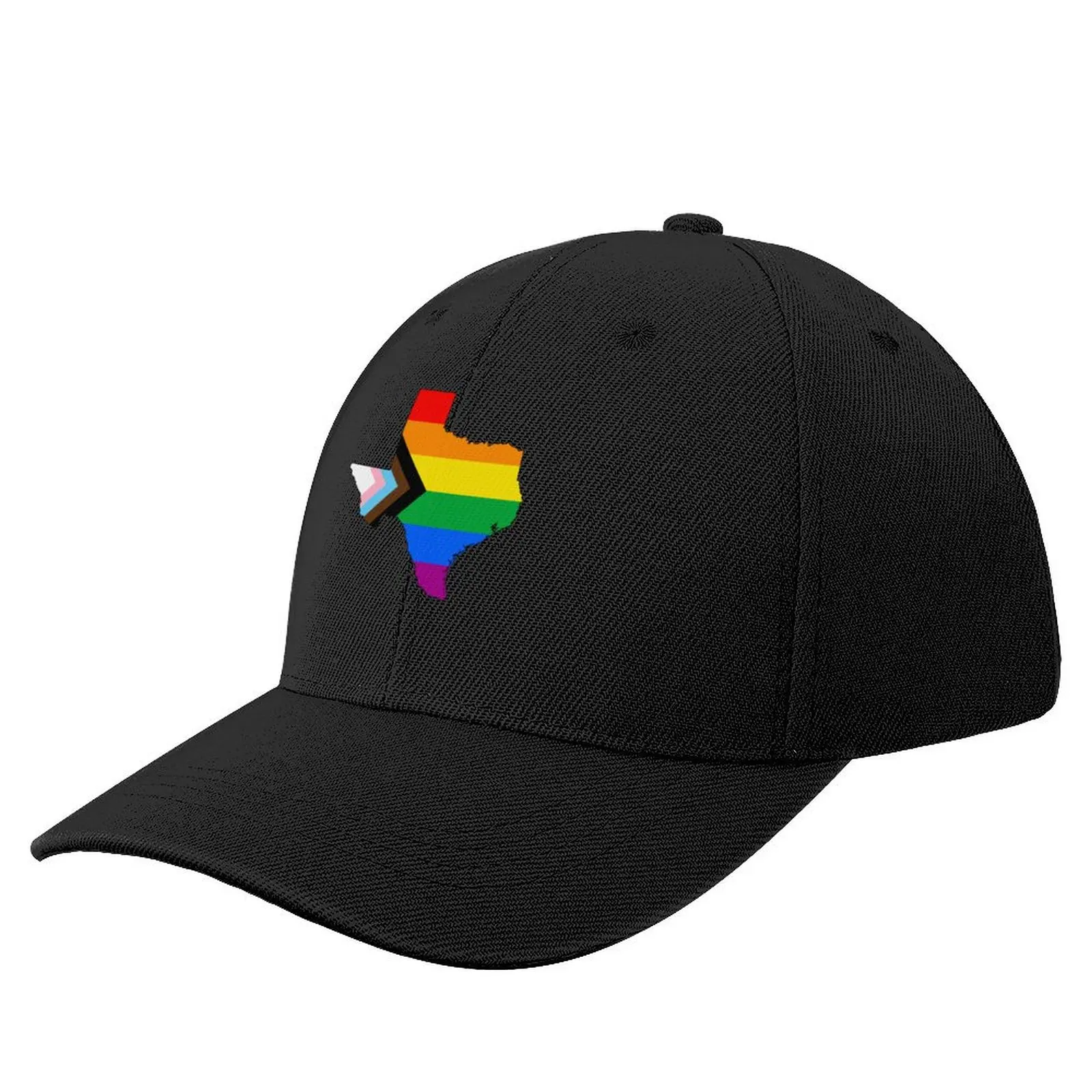 

Texas Progress Pride Baseball Cap Golf Cap Visor black Men Hats Women's