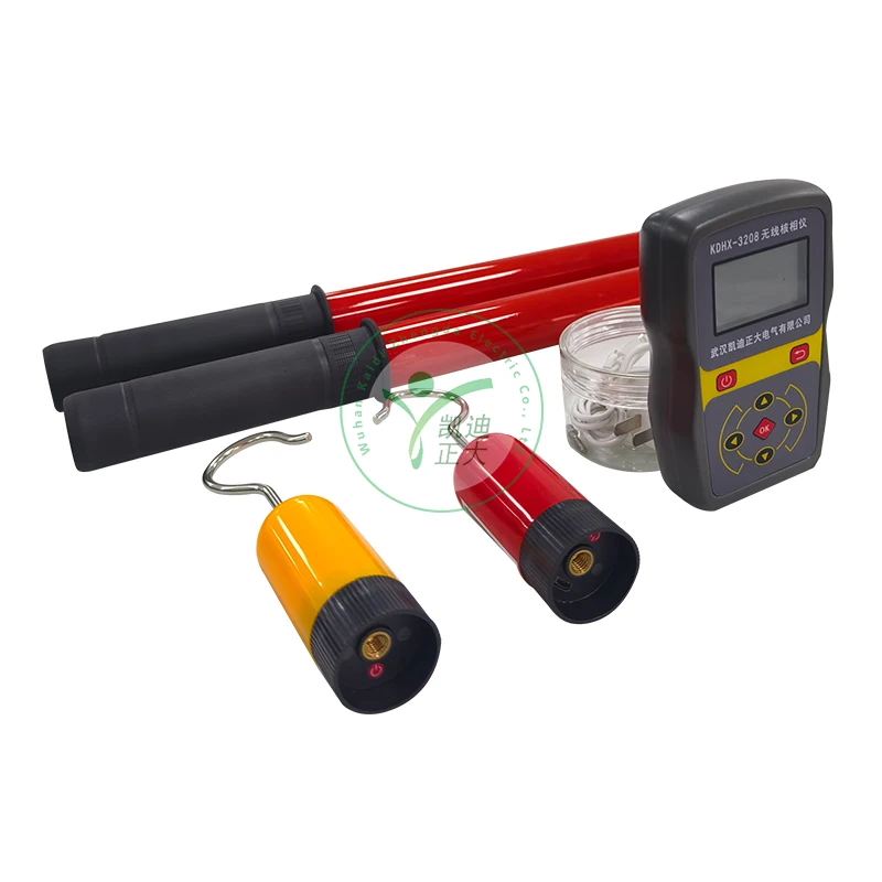 

KDHX-3208 Wireless OEM Smart Grid High Voltage Phase Detector Phasintg Voltage 70V 110kV Phase Sequence Meter