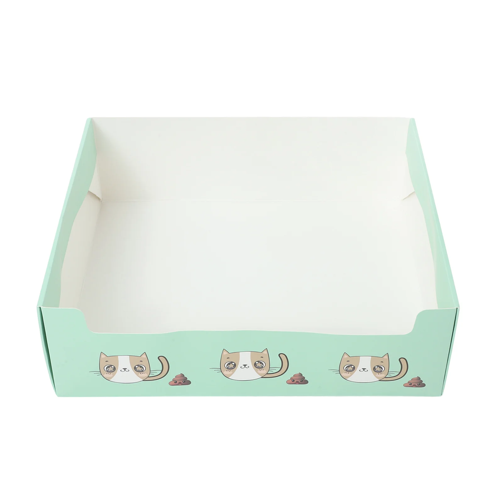 Disposable Cat Litter Box Foldable Portable Design High Sides For Cat Toilet Training Indoor Outdoor Use For Small Pets