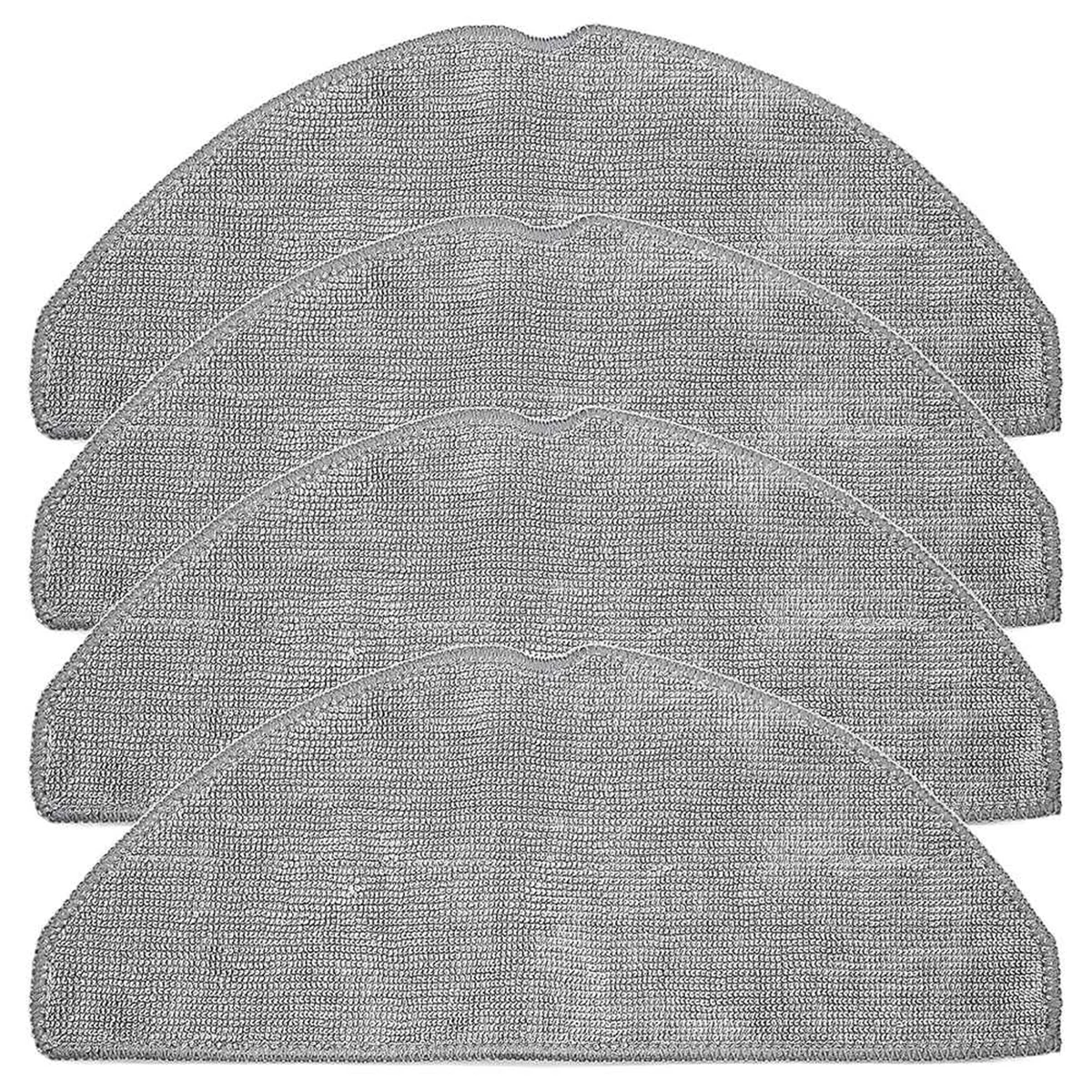 A74X 4 Pack Mop Cloths Replacement Part for Eufy L60 Robot Vacuum Cleaner, Microfiber Mop Pad Washable Mop Cloths Accessories