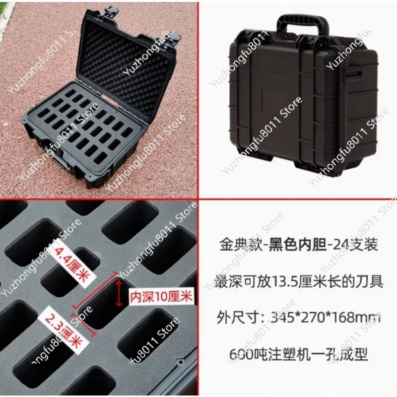 

Collection Box Edc Portable Folding Knife Storage Box Butterfly Knife Swiss Flail Knife 24slots