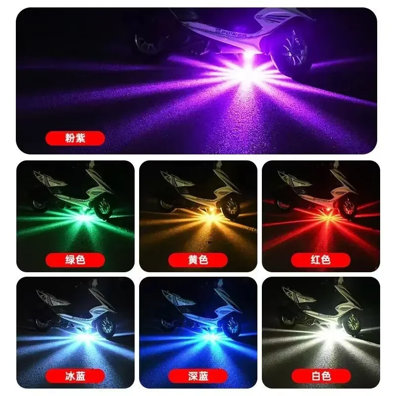 12/72V Volt Truck General Purpose Led Colorful Chassis Light Decorative Floor Flowering Light Floor Light Flash