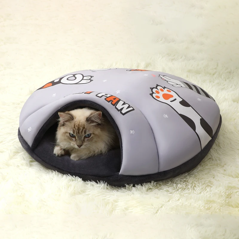 Pet Cat Heating Bed USB Winter Warm Pad Mat Blanket Dog Electric Sleeping Bag Adjustable Temperature Puppy Heater with Timing