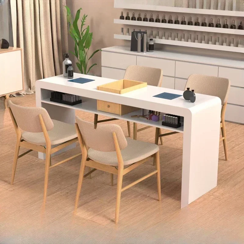 Professional Aesthetic Table Furniture Nail Chair Decoration Trend Makeup Storage Organizer Salon Manicure Arredo Estetista