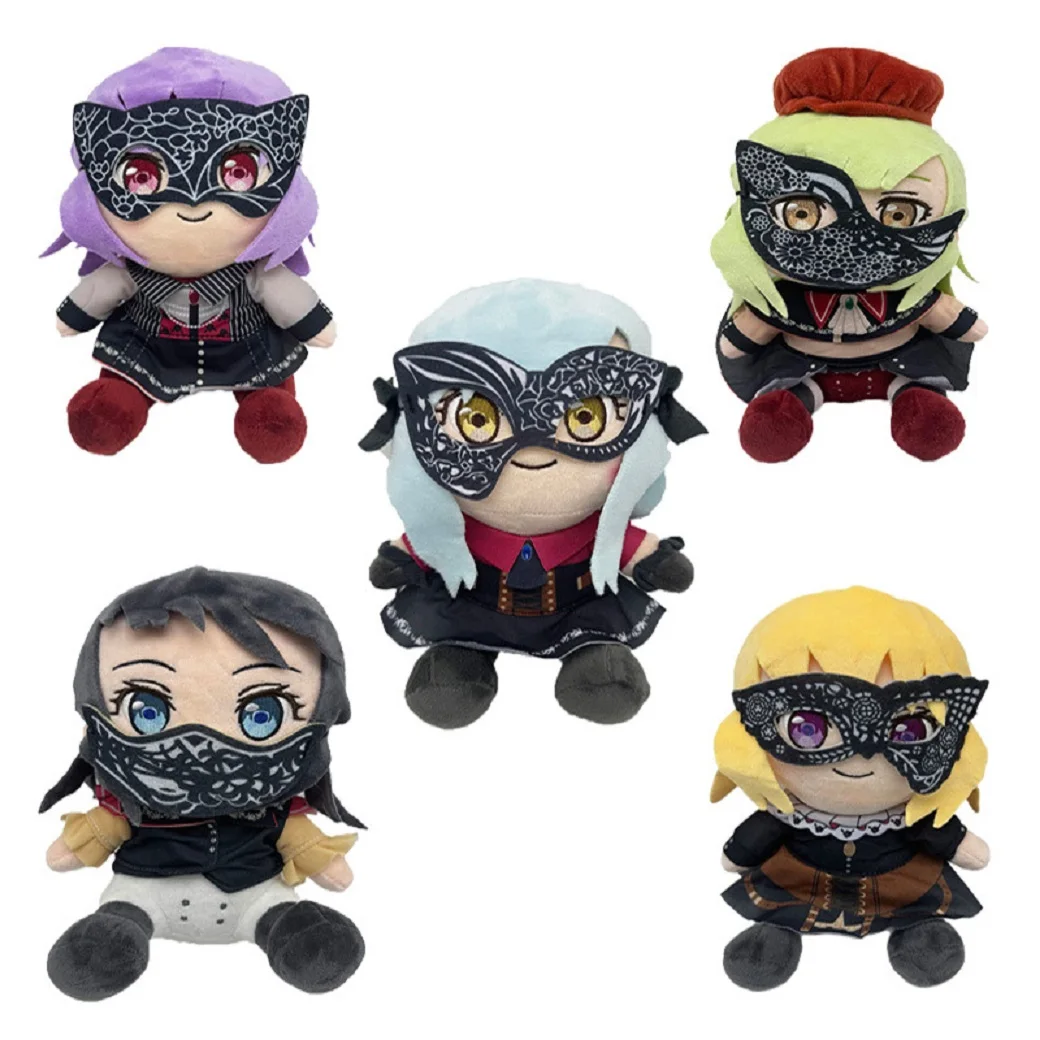 

25cm GSC BanG Dream Ave Mujica Plush Toys Stuffed Gifts Wakaba Mutsumi Misumi Uika Yūtenji Nyamu Yahata Umiri Togawa Sakiko toy