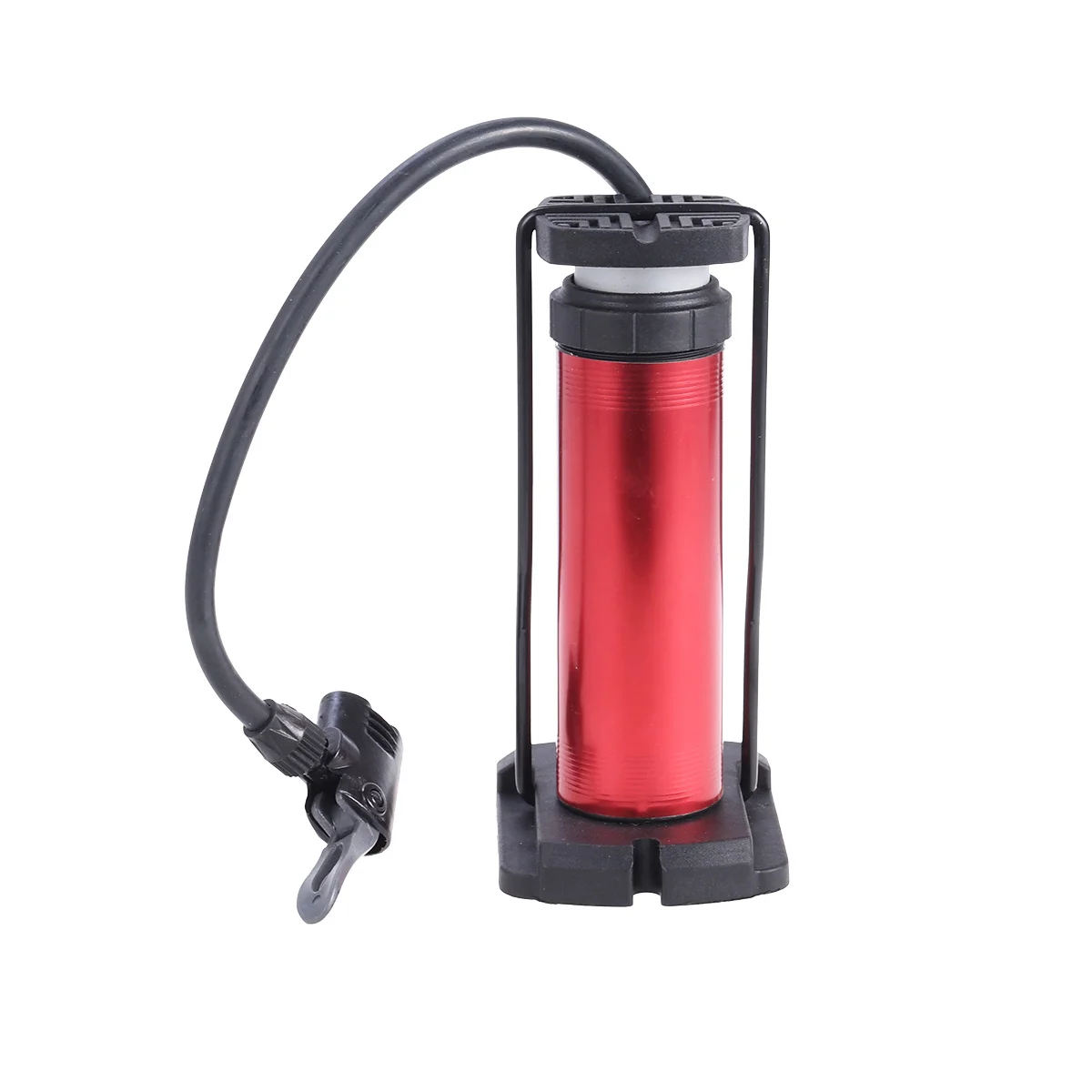 

Bike Pump Portable Mini Bike Floor Pump Foot Activated Tire & Air Pump Valves Aluminum Alloy Barrel Free Gas Needle - Free Size