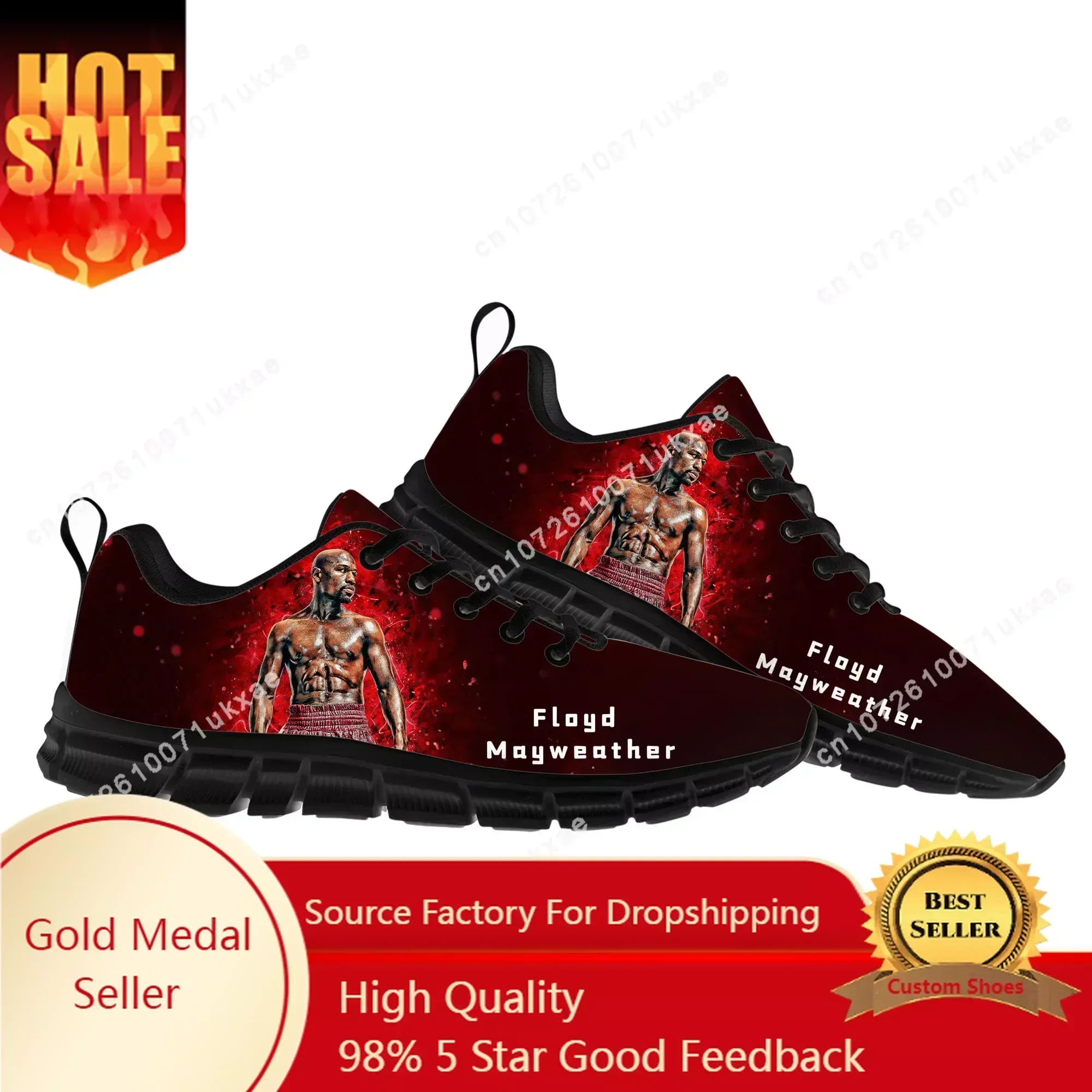 F-Floyd M-Mayweather U-Undefeated B-Boxing Sports Shoes Men Womens Teenager FashionSneakers Parent Sneaker Customize Shoe