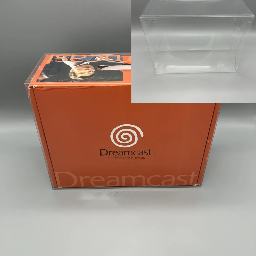 1 scatola di protezione per SEGA Dreamcast DC Console Box Clear Display Case Collect Box