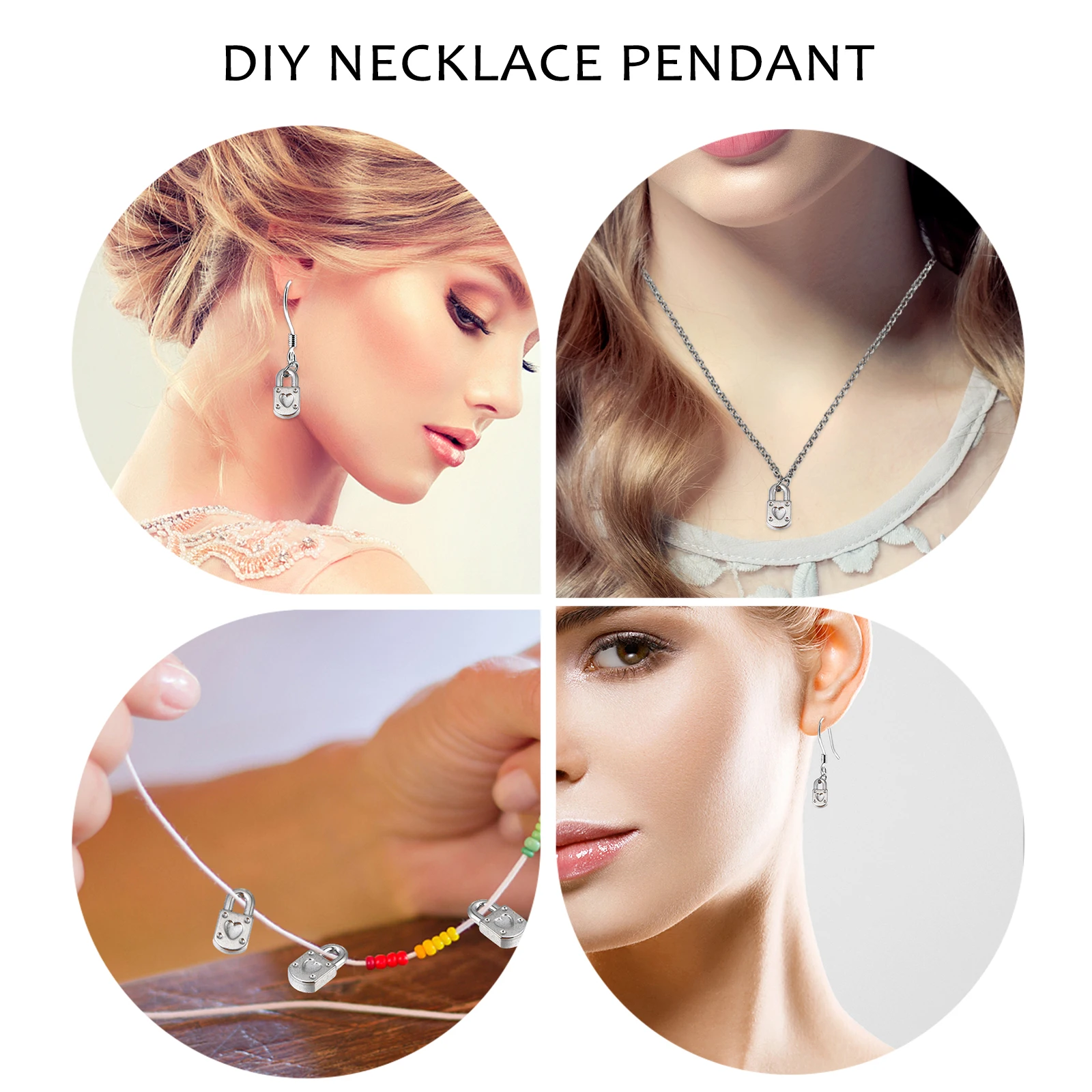 

10pcs Jewelry Making Necklace Pendants Necklace Stainless Pendants Jewelry Charms Charms Steel Creative Design