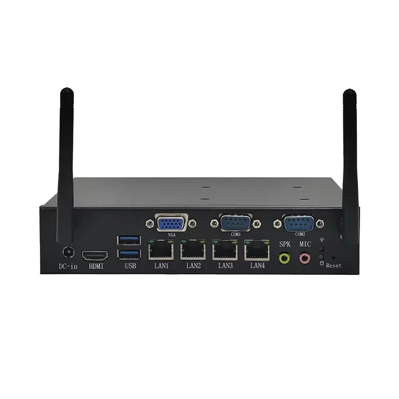 2026  New 4*LAN Network Mini PC Realtek 8111F J1800 J1900 M204 2K60Hz MSATA WiFi/4G/BT Mini-PCIE 2*COM DDR3 8G