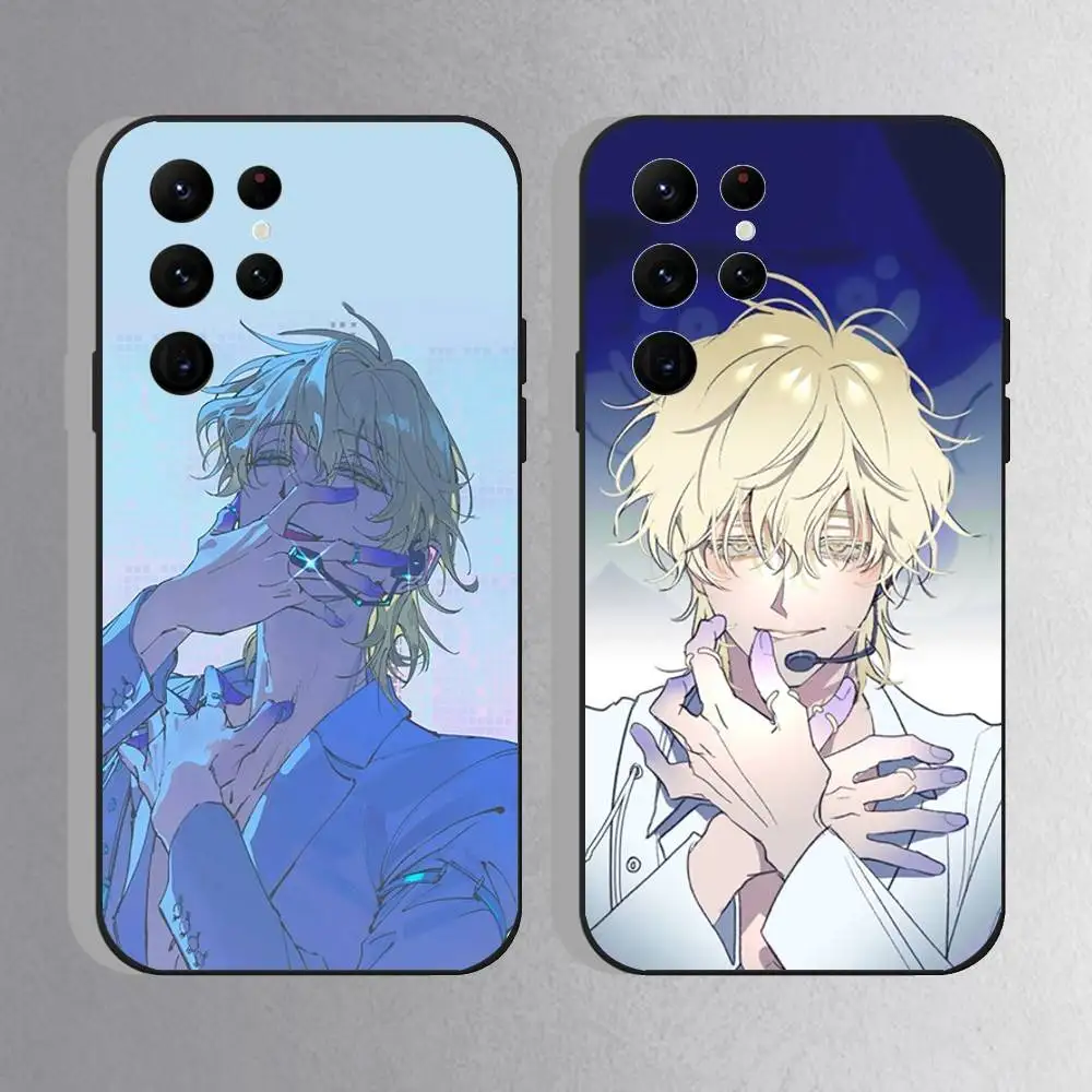 

A-Alien Stage Luka Phone Case For Samsung S25,S24 Ultra,S20,S30 plus,S22 plus,S23,S30 Ultra 5G Silicone Black Shell