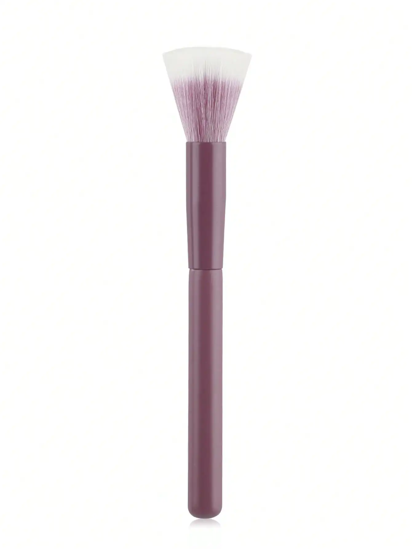 Stippling Blush Brush Dual‑color Bristles Face Highlight Powder Makeup Brush Soft Synthetic Hair Cosmetic Tool For Facial Makeup