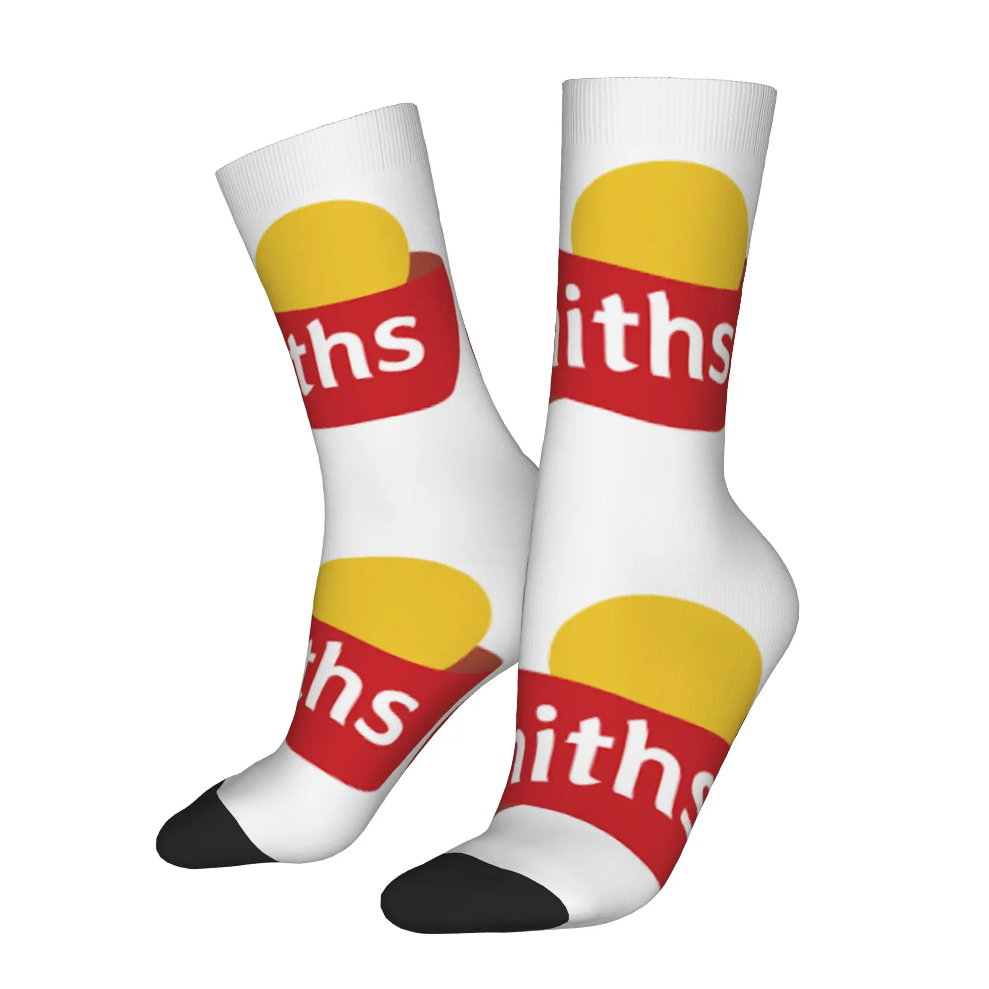 1 Pair Funny Sock Smith's Logo Hip Hop Quality Pattern Printed Men Crew Socks Casual Men's Socks