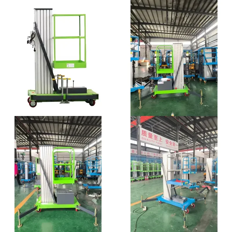 for Reliable Manufacturer 6M-10M Single Ladder Aluminum Alloy Lift Platform Lift 125KG
