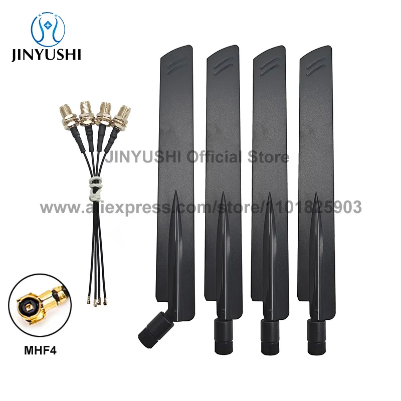 

4 шт. Quectel YE0001BA 5G антенна SMA штекер с YM0004AA MHF4 косичка для SIMCOM SIM8260G SIM8262E RM255C-GL RG500L-GL RG620T-GL