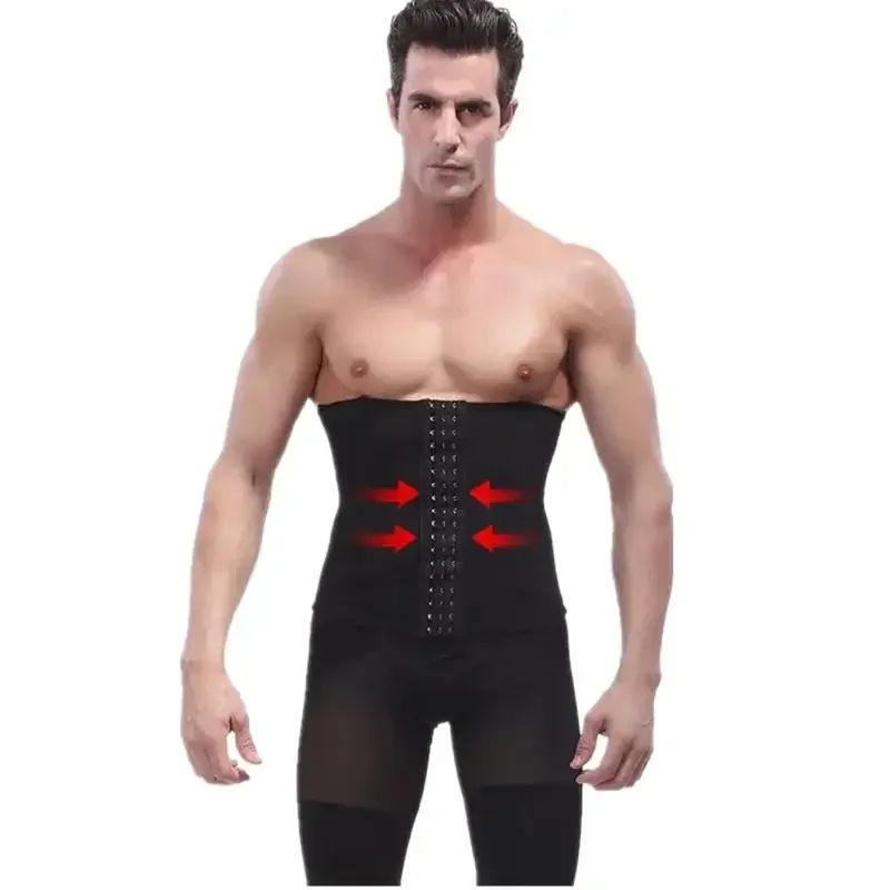 Men Waist Shaper Belt Trainer Corset Tummy Slimming  Body Corset Girdle Reduction BellyMen Body Shaper