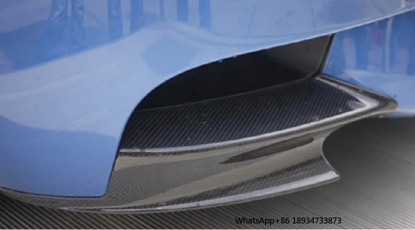 E90 M3 Dry Carbon Fiber Front Bumper Lip Splitter  Fit for BMW E90 E92 M3 2007-2012 M3 Style Front Bumper Canard