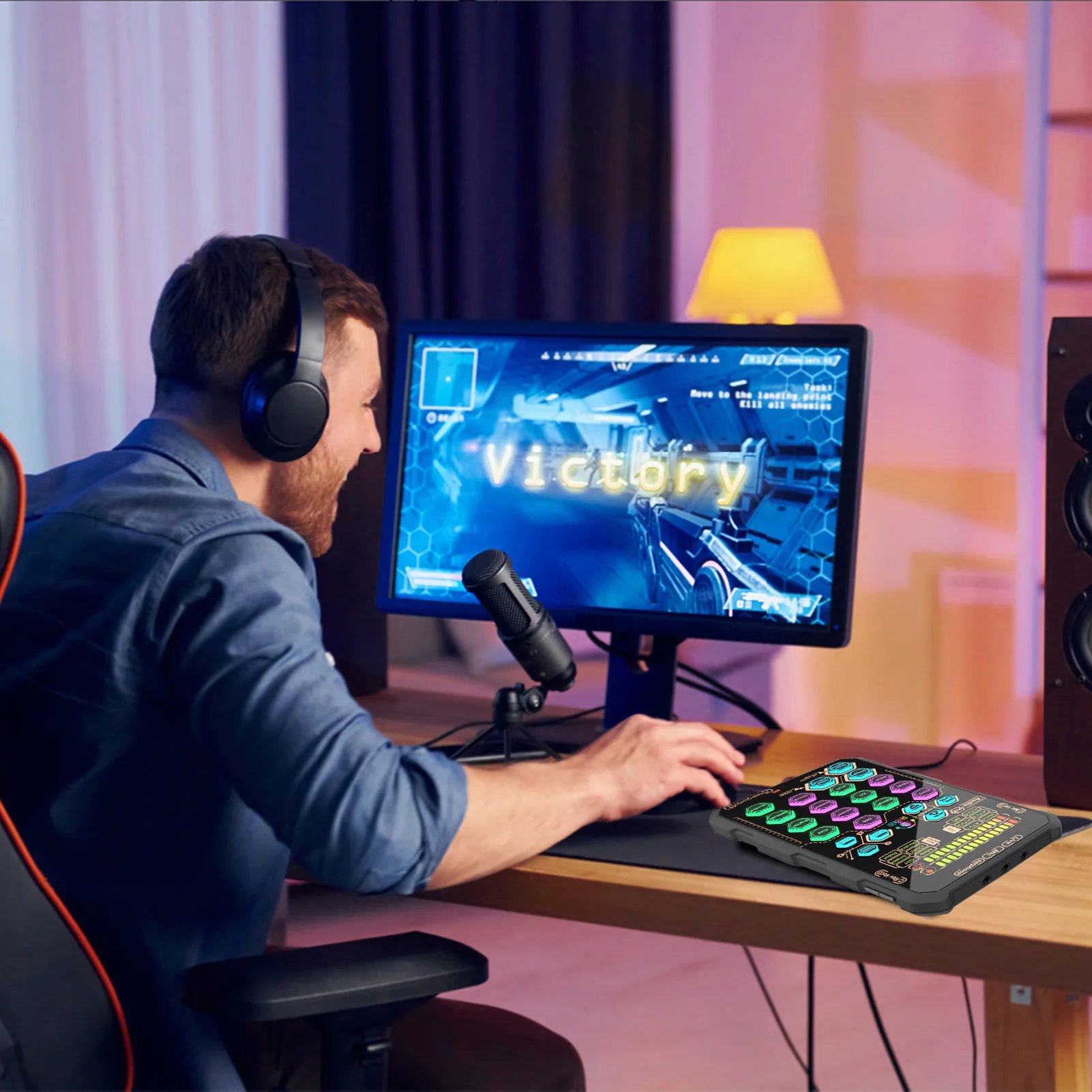 DJ Karaoke Equipment K9 يده لايف كارت الصوت مجموعة لوحة الصوت مع تغيير الصوت لبوداستينغ البث الغناء تسجيل