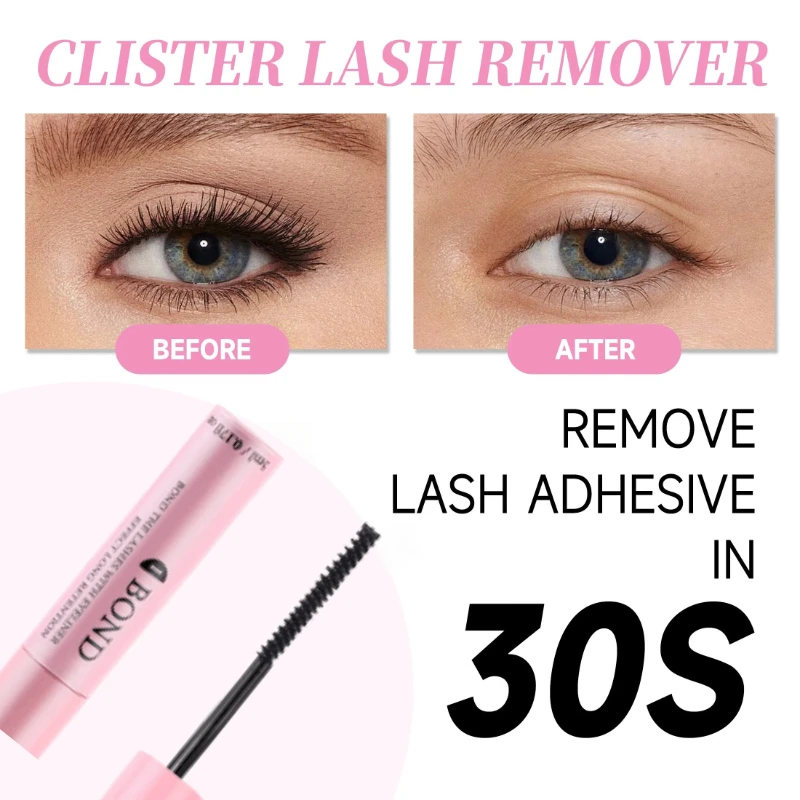 ‌ 防水まつげ接着剤キット - 72時間持続する強力な固定力とリムーバー、ピンセット付き