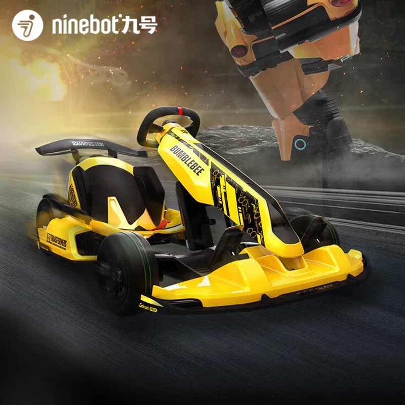 Hot Sale Ninebot Go Kart Pro for Bumblebee Edition Electric Ride On Drift Kart Upgraded Pedal Gokarts for Kids Adult