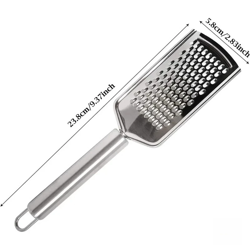 Stainless Steel Micro-Blade Fine Grater with Comfortable Handle for Hard Cheese Carrot Ginger And Lemon Zesting