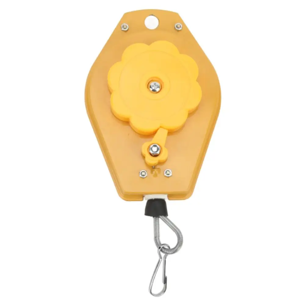 Steel Wire Rope Spring Balancer Long-Lasting Coil Ergonomic Design Retractable Tool Holder 3 to 5Kg Load Space-Saving
