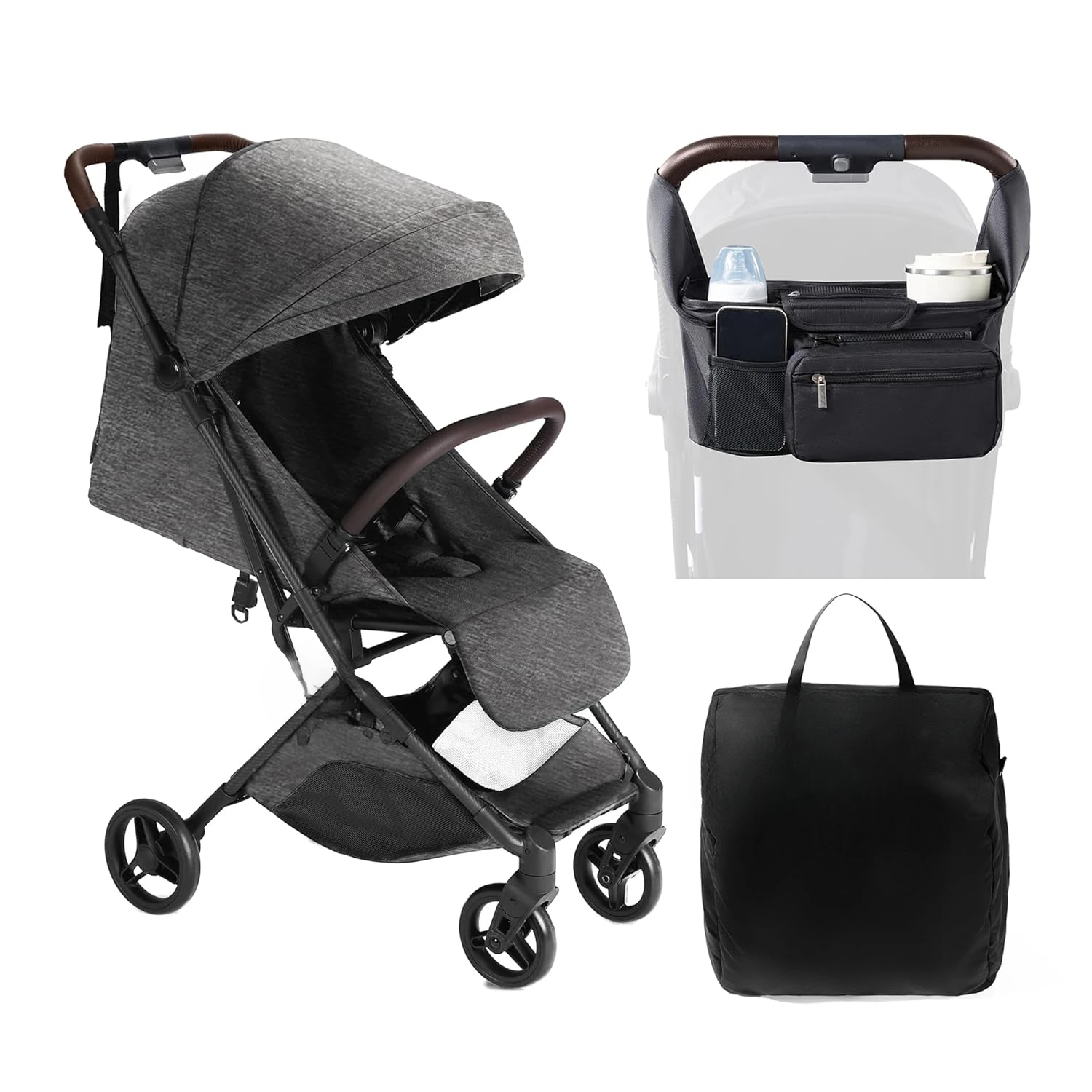 Baby Stroller with Organizer & Cushion, Mom’s Choice Gold Award Winner