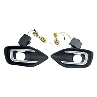 LED Daytime Running Lights For Suzuki Swift 2024 2025 DRL Dynamic Turn Signal Fog Lamps White Yellow Accessories