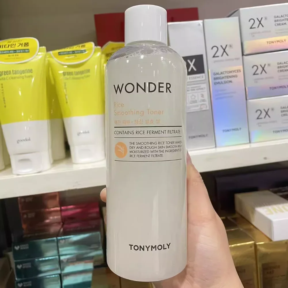 Tonymoly-Wonder Rice Smoothing Toner, Hydratant, ReLabels, Nourrissant, Améliore la Rugosité, Soins du visage, Corée, 500ml