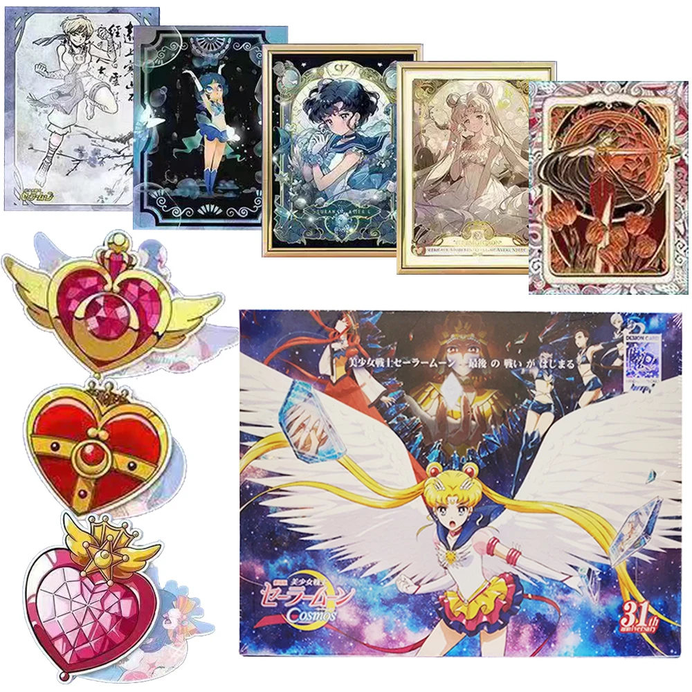 

Сейлор Мун, коллекционная карта японского аниме, изысканный подарок на день рождения, креативные мультяшные карты, игрушки, поощряющие детские забавные подарки