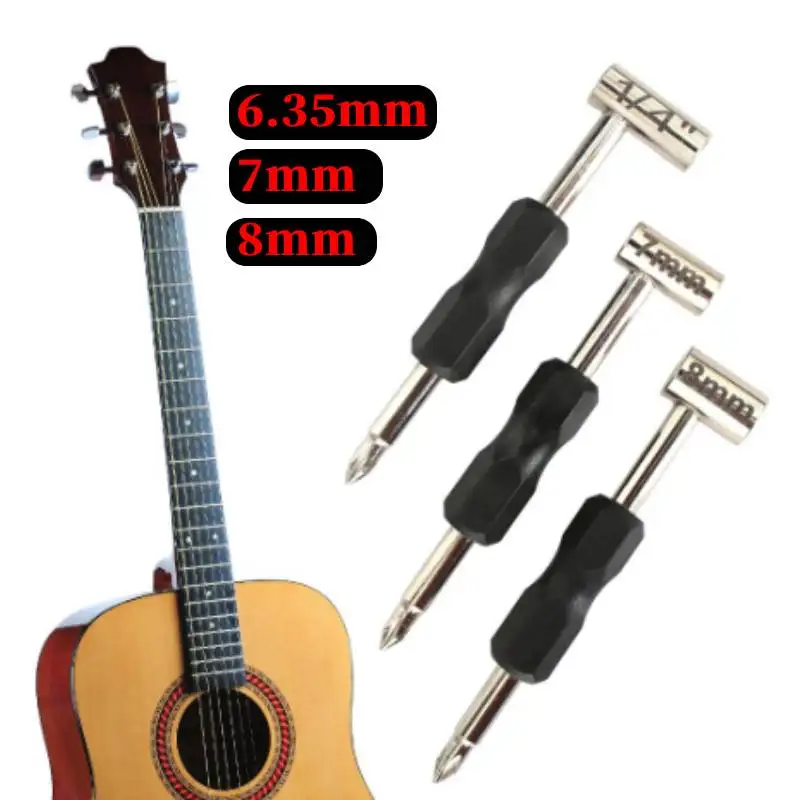 Tool For Taylor Guitars Magnetized Screwdriver, 6.35/7/8mm Allen Wrench, Extended Ball Head Hex Key for Adjusting Guitar Necks