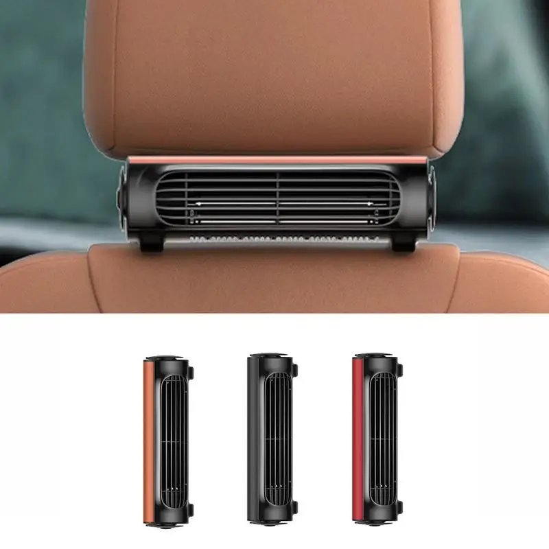 

USB Car Seat Cooling Fan Car Seat Back Cooling Fan Front Rear Seat Passenger Rotation Neck Cooler For Home DeskOffice&Car