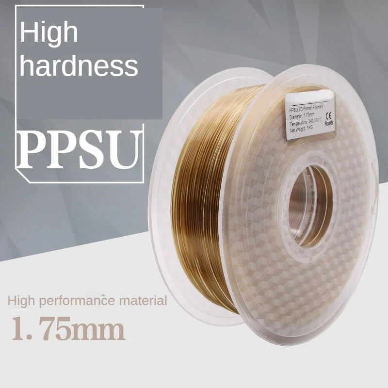 

3D Printer Filament PPSU Filament 1.75mm Raw Materials Extrusion High Temperature Materials 3D Printer Filament 1kg/2.2lbs