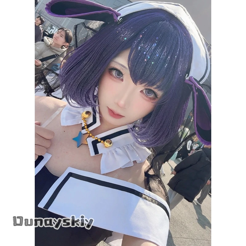 

aBHCSS*/Косплей Фуджи Мияко из аниме-игры BanG Dream! Костюм для косплея: униформа айдола, магический наряд, шляпа, готические парики Лолита, для вечеринки на Хэллоуин
