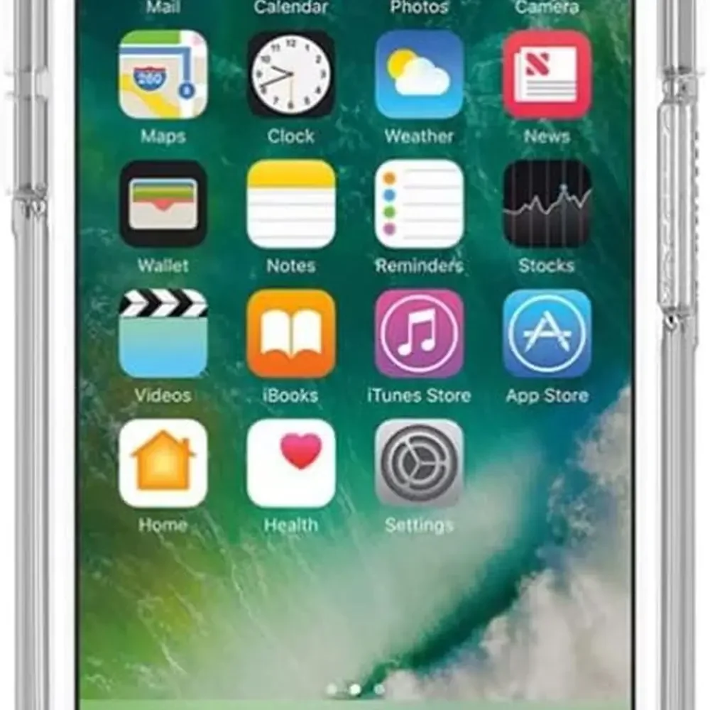 حافظة iPhone SE 3rd/2nd Gen وiPhone 8 وiPhone 7 (غير متوافقة مع الموديلات ذات الحجم الكبير) من سلسلة Symmetry- CLEAR، فائقة الأكمام، wir #4