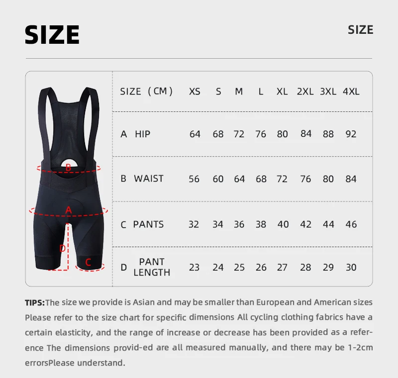 YKYWBIKE Herren-Radsport-Trägerhose, Italien-Schnittstellenpolsterung, 7-Stunden-Fahrrad-Trägerhose, Pro-Sommer-Rennrad-Trägerhose – Detail 3