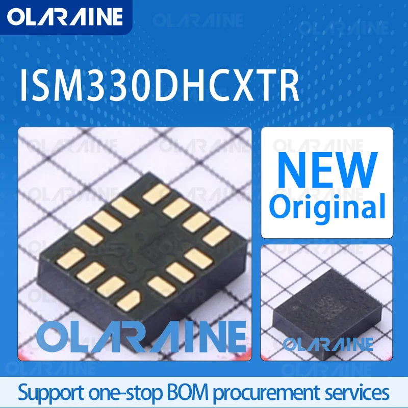 

1/5/10Pcs ISM330DHCXTR LGA-14 original 100% new ic chip IMU - Inertial Measurement Unit I2C, SPI Voltage 3.6 V Current 361 uA