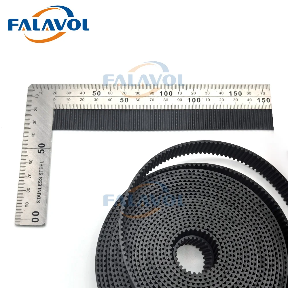 FALAVOL Printer Carriage Belt S3M-15mm Belt for Allwin Yaselan Xuli Printer Long Rubber Belt