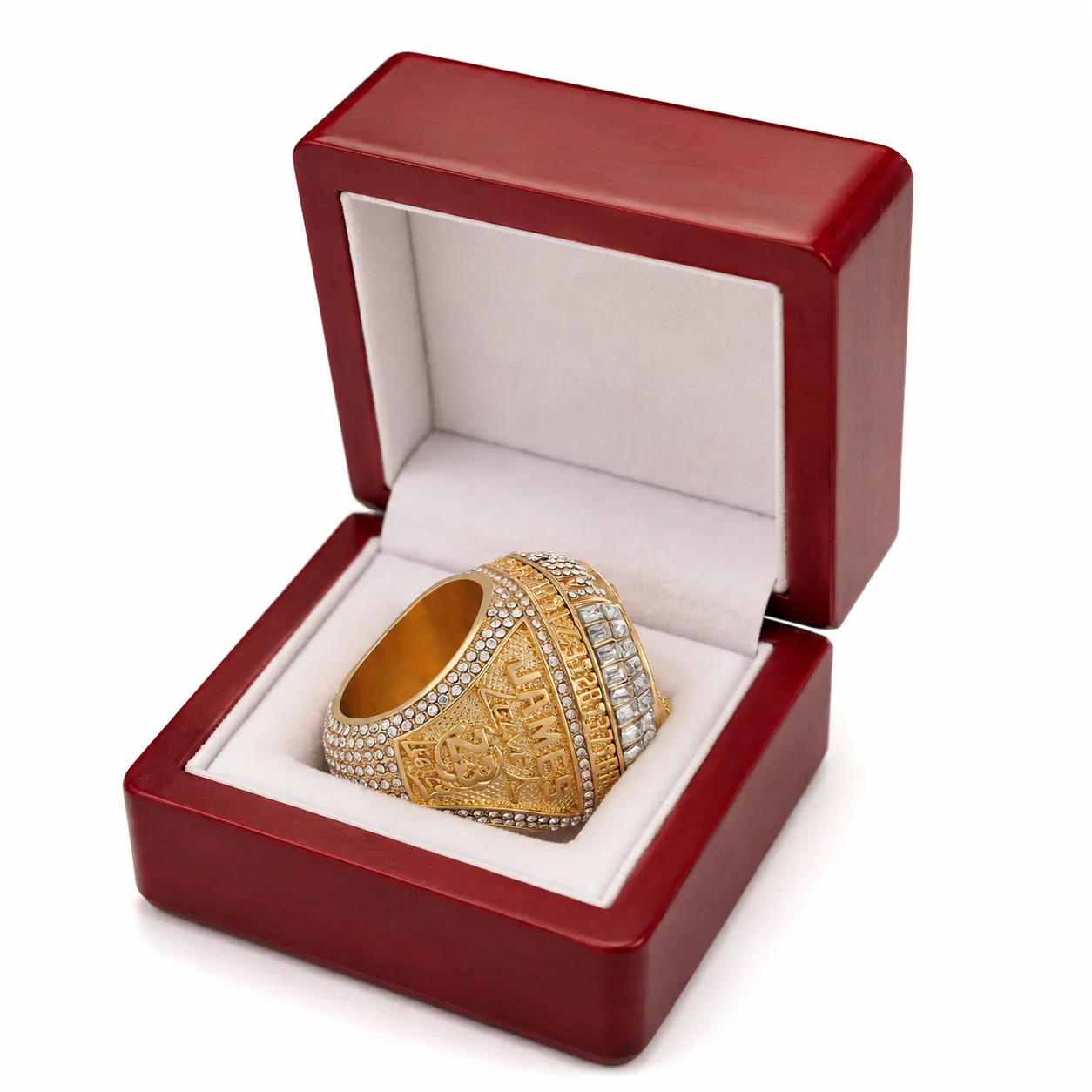 New  Championship Style Ring accessories Stainless Steel Alloy Basketball Fan Collectible Jewelry fans gift