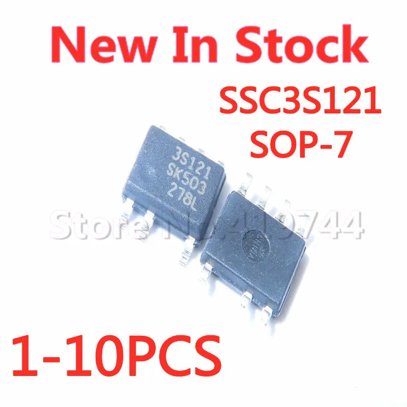 1-10 sztuk/partia nowy SSC3S121 3S121 SOP-7 SMD LCD układ zarządzania energią w magazynie