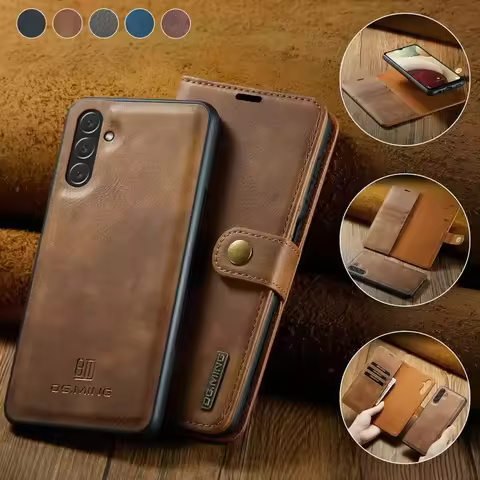 Detachable Magnetic Phone Case for Samsung Galaxy S23 FE S25 S24 S22 Ultra Plus A16 A36 A15 A35 A55 A54 A34 Wallet Card Cover