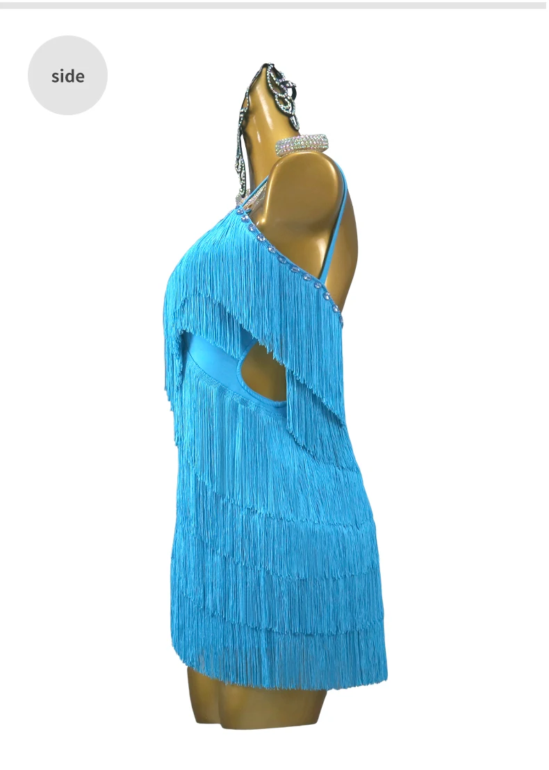 Abendkleid für Mädchen, elegantes Partykleid 2026, neues Tanz- und Abschlussballkleid, kurzer Rock, lateinamerikanische Tanzkleidung, Wettbewerbskostüme, Damen-Abschlussball-Outfits – Detail 10