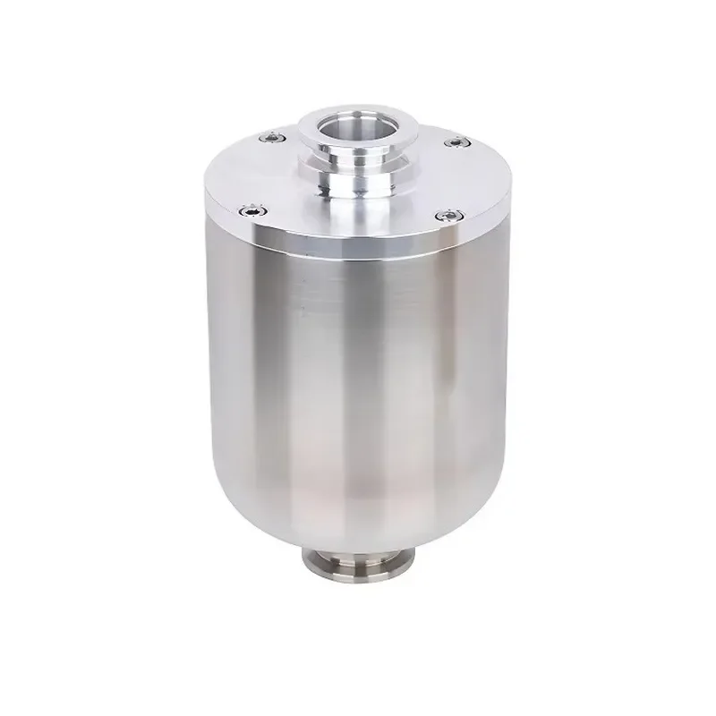 Rotary Vane Vacuum Pump Straight-Through Stainless Steel Dust Filter Inlet FC-25/40KF OEM Reliable Dust Protection Industrial