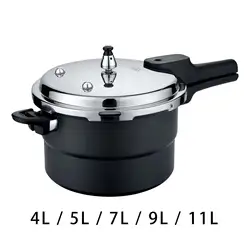 Aluminum Alloy Pressure Cooker Nonstick Kitchen Cookware Rice Cooker Kitchen Stew Soup Pot for Restaurant Indoor Outdoor Kitchen
