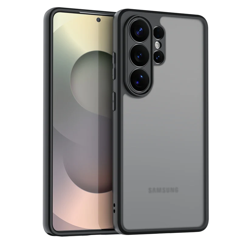 ماتي الجلد يشعر قضية الهاتف لسامسونج غالاكسي S26 الترا حافظة لهاتف سامسونج S26 الترا حافظة مضادة للأكسدة الشيول فوندا الغطاء الخلفي