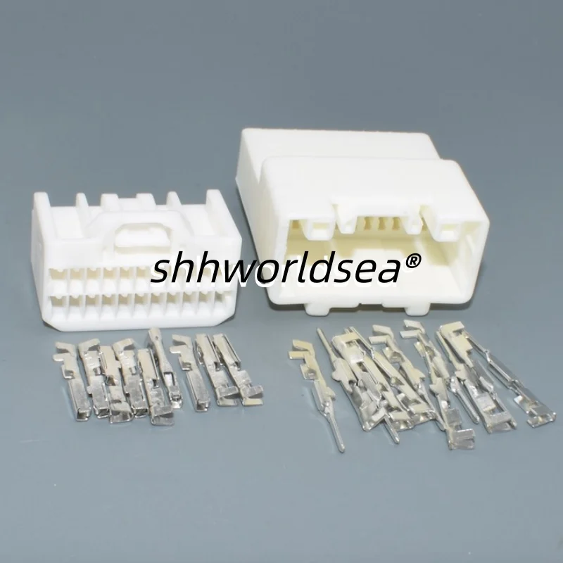 1/100Set 22P 7283-5834 7282-5834 AC Assembly Car Unsealed Wire Socket Automobile Male Female Docking Connector Assembly