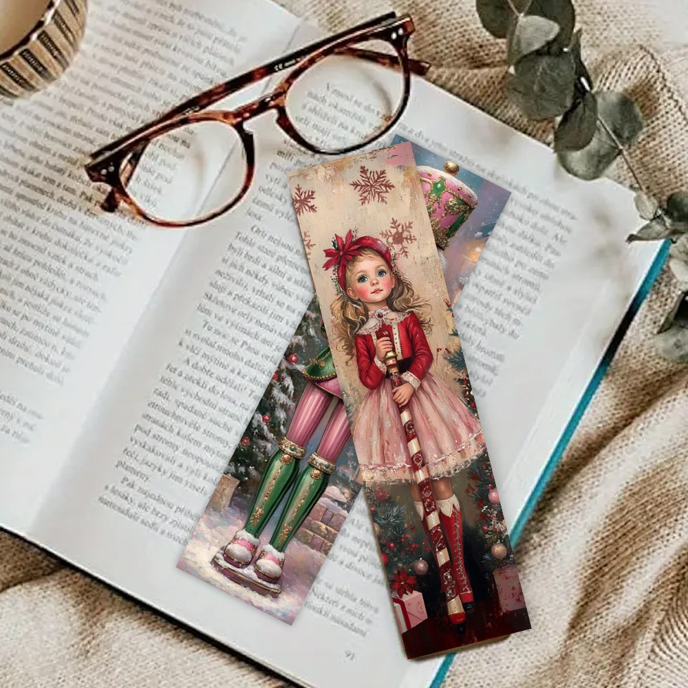 32 قطعة، إشارات مرجعية من خشب الجوز، موسم العودة إلى المدرسة، عيد الميلاد، الهالوين، عيد المعلم، مناسبة للقراء وهدايا عيد الميلاد. #6